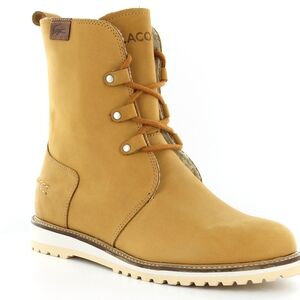 Lacoste Women's Tan Leather Boots Size 8.5